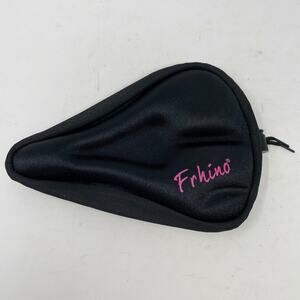 NEW Frhino Black Gel Bike Saddle Seat Cover Mens Drawstring